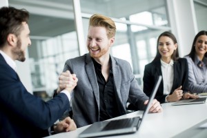 Young people in the office